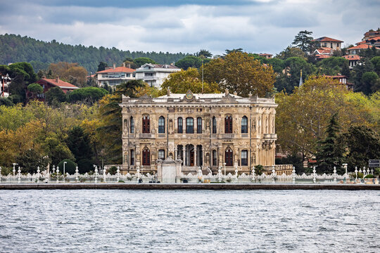 The ornate Kucuksu Palace on the Asian shore of the Bosphorus