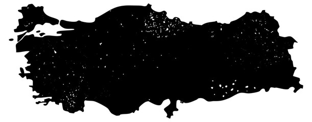 Turkey map illustrates geography in a political context