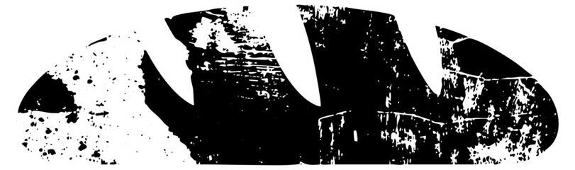 Grunge texture decay in abstract composition