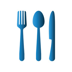 Spoon fork icon design template