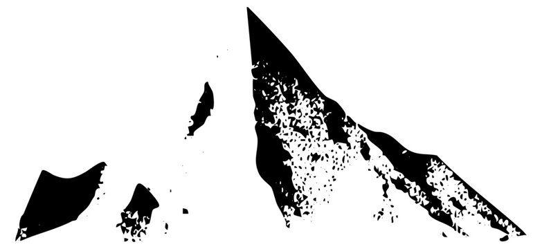 Mountains Rise Textured Landscape