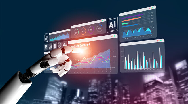 Artificial intelligence enhances data dashboard visualization and trend analysis to improve business performance and decision making Parse