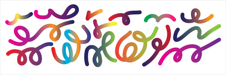 Colorful abstract flame background with alphabet and number design