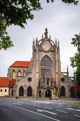 Naklejka premium The Church of the Assumption of Our Lady and Saint John the Baptist - Kutná Hora, Czech Republic