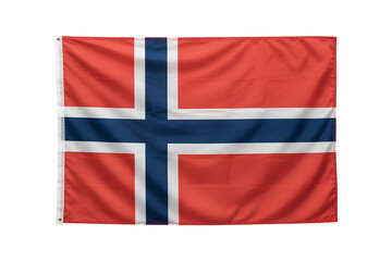 Fototapeta premium Fly the flag with pride with this vibrant flag of Norway, a symbol of rich history, freedom, and national identity to all Norwegians