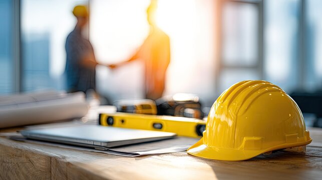 Construction Professionals Collaboration In Workplace