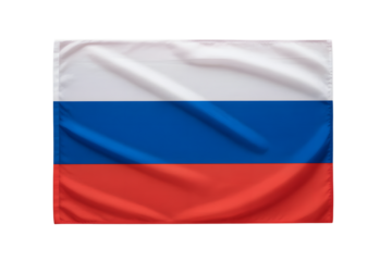 Vibrant Russian flag waving, embodying national pride and patriotism for global events and cultural celebrations