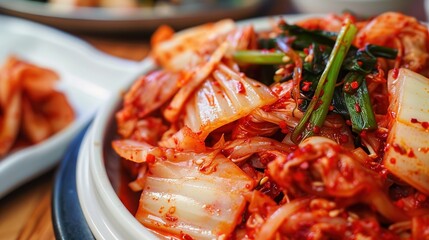 Savor the Bold Fermented Goodness of Kimchi &ndash; Korea&rsquo;s Iconic Culinary Treasure, Where Spicy Tang, Crunchy Texture, and Probiotic Power Elevate Every Dish