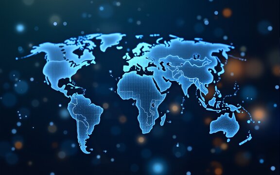 Global networking and business. High quality