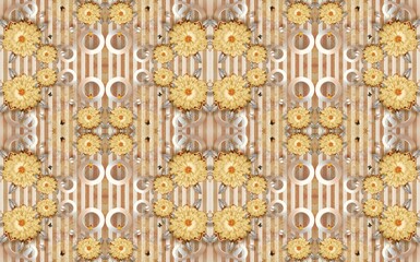 Elegant Seamless Floral Pattern for Modern Textile & Wallpaper Design