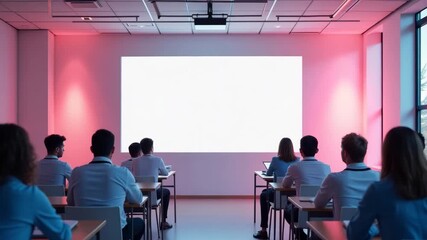 A serene portrayal of digital disruption in learning environments, using soft colors to symbolize evolution in education while providing a blank canvas for headline elements. - Powered by Adobe