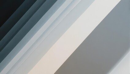 Obraz premium Abstract gradient layers in shades of gray and white.