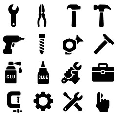 Obraz premium Tools of the Trade: A collection of various tools, each essential in its own way, symbolizing craftsmanship, industry, and the hands-on approach to creating and fixing.