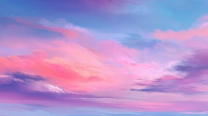 Beautiful Pastel Sunset Sky