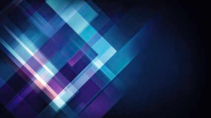 Abstract Geometric Design With Diagonal Shapes and Colors