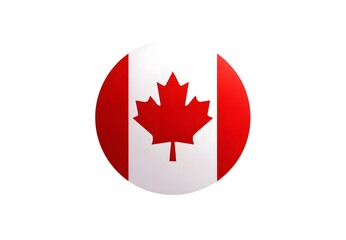Canada, image in national colors on a neutral transparent background for designers, marketers. Popular illustration, object, symbol, texture, pattern, holiday.