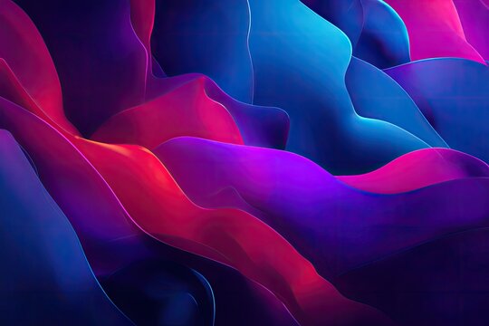 Abstract Colorful Geometric Shapes