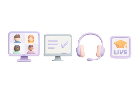 Digital learning and communication tools for remote work and online education