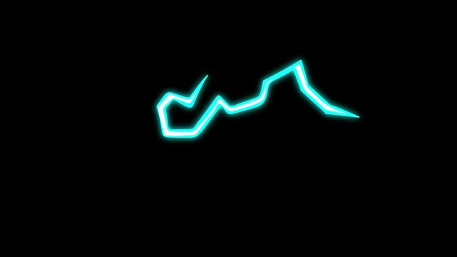 Lightning strikes quickly. Lightning and thunder effects