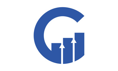 Modern Letter G Finance Logo	
