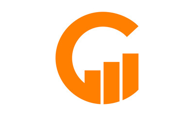 Modern Letter G Finance Logo	
