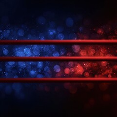 Abstract Background With Red And Blue Glowing Lines