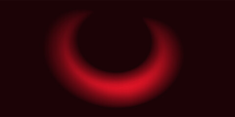 Red studio background. Abstract limbo podium studio room. Dark red gradient wall floor and spotlight scene. Showcase, promotion display. Vector stage mockup illustration