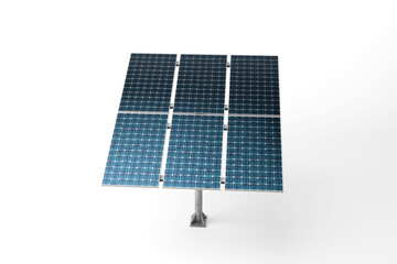 solar panel isolated on white