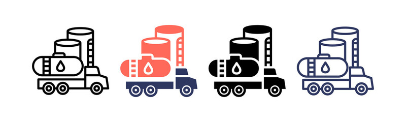 Oil Shipment multiple icon