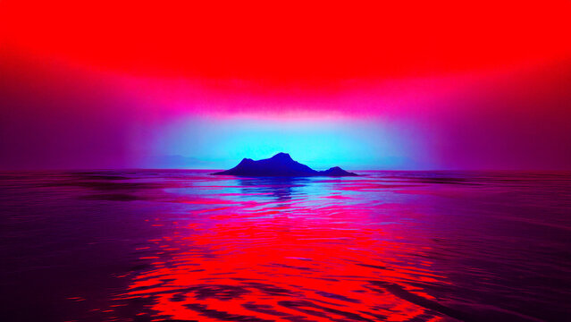 island future apocalypse vision nothing sea ocean after