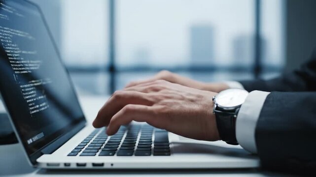 Coding Programmer Working on Laptop