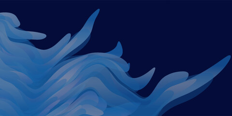 stock market growing up with different indicators on blue background, business financial growth