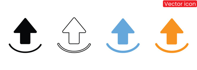 UI download arrow icons for web design, showing upload progress and data transfer in multiple styles. Useful for app development and website creation.