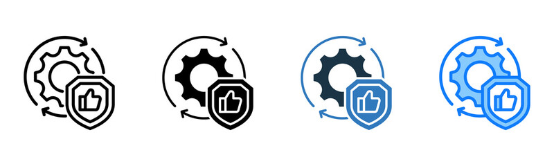 Reliable Practices icon multiple style 