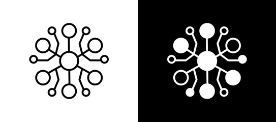 Molecular multistyle icon