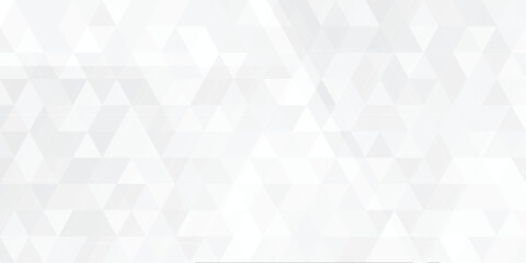 abstract geometric background white triangle shape mosaic pattern modern style