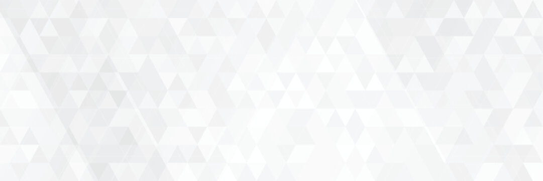 abstract geometric background white triangle shape mosaic pattern modern style