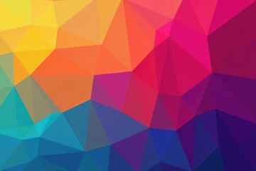 Abstract geometric shapes, vibrant color palette, color, seamless pattern