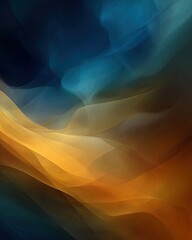 Abstract Gradient Background With Flowing Colors