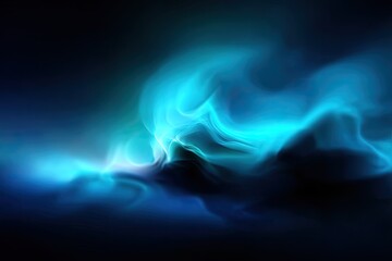 Abstract Blue Light Design