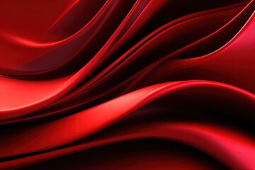 Fototapeta premium Abstract Red Drapery Design