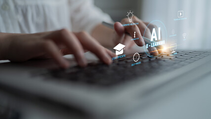 The role of AI in E-Learning for personalized online education. An adaptive learning platform with self paced courses and technology education. Motif