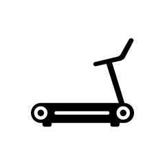 Treadmill flat icon running machine cardio gym
