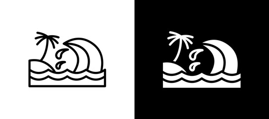 Tsunami multistyle icon