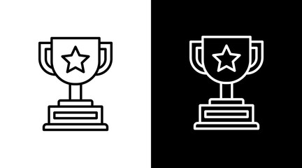 Rewards  White Icon Set Design