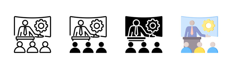 Workshop Icon, Multi Styles Icon Set