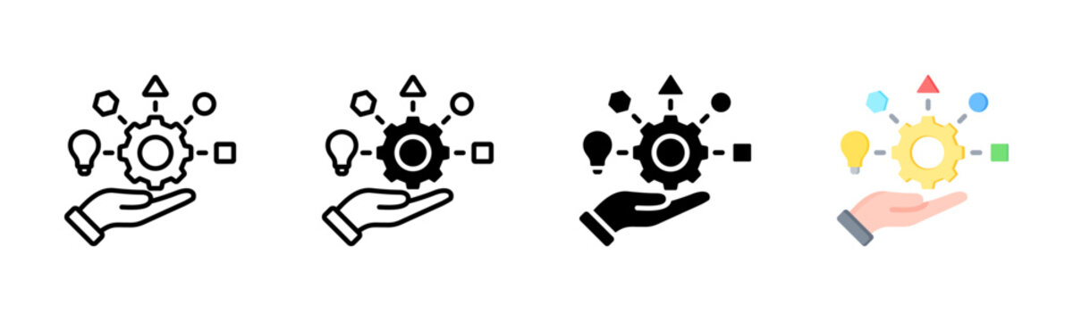 Skills Icon, Multi Styles Icon Set