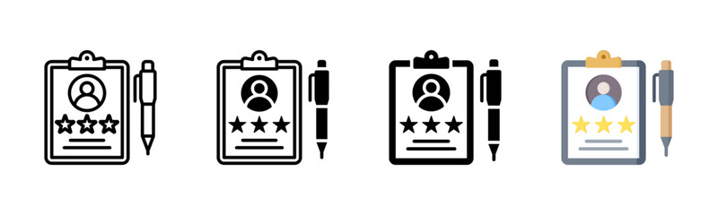 Feedback Icon, Multi Styles Icon Set