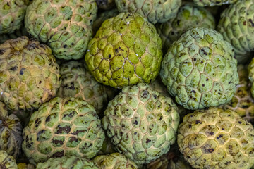 The custard apple in the market