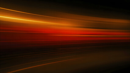Dynamic abstract background featuring blurred light streaks in warm fiery colors suggesting rapid motion and technology.